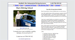 Desktop Screenshot of dansdrivingschool.com